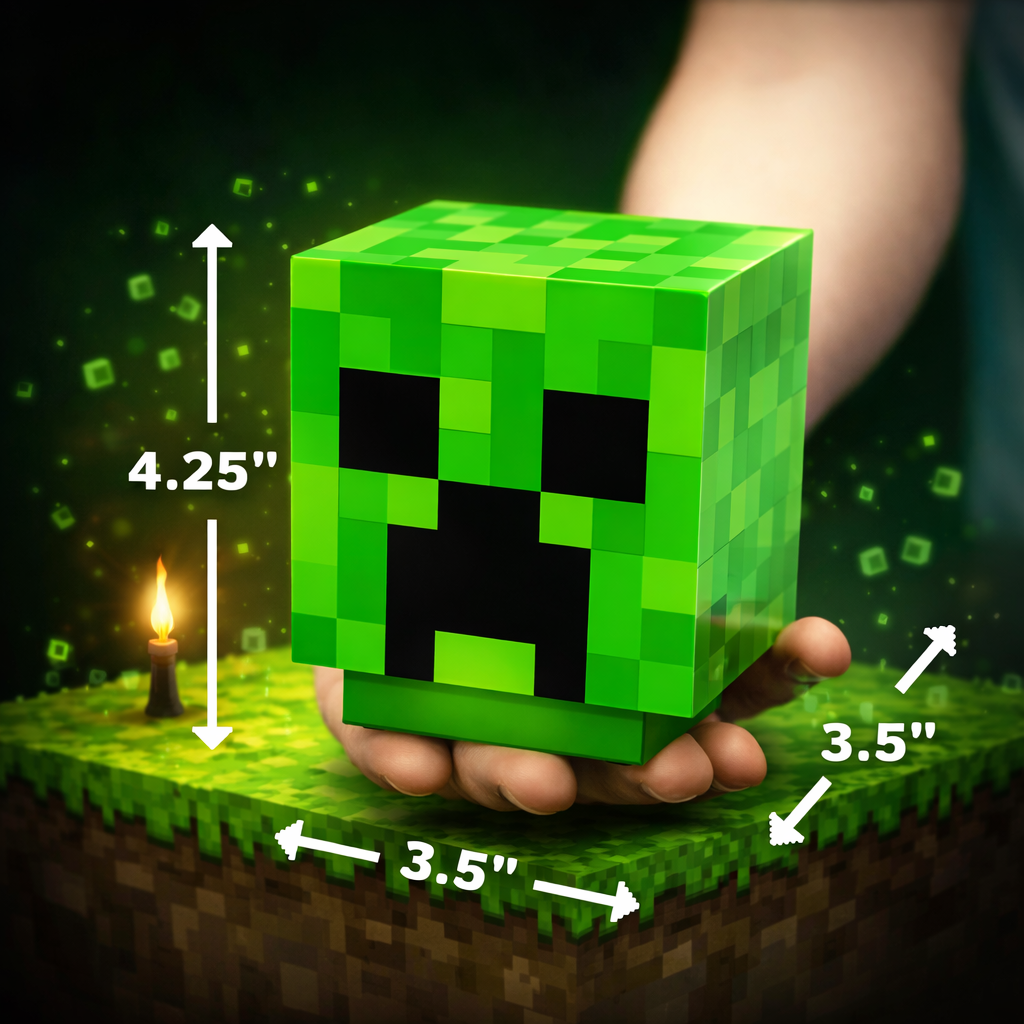 Lampara con Forma de Creeper