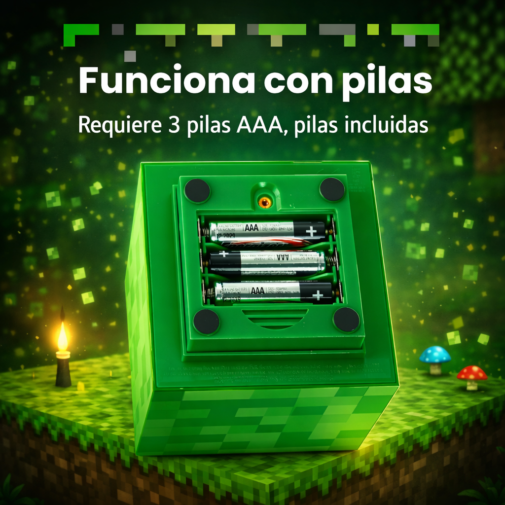 Lampara con Forma de Creeper